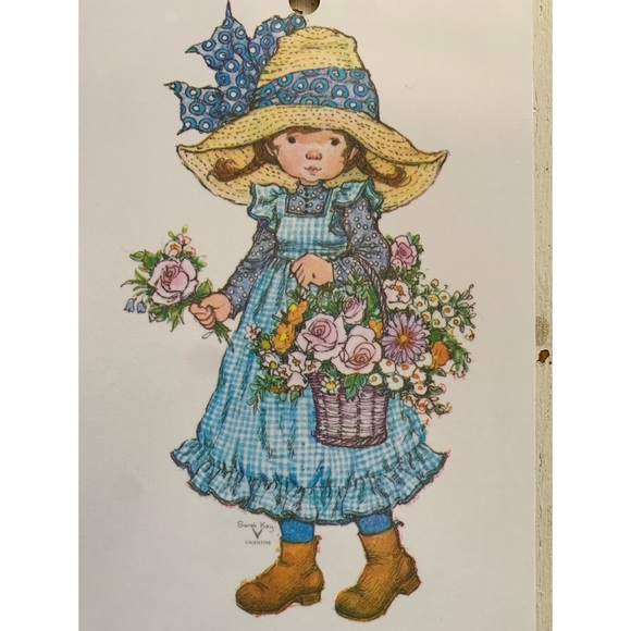 vintage 70s Sarah Kay . Holly Hobby plaques - Picture 2 of 9